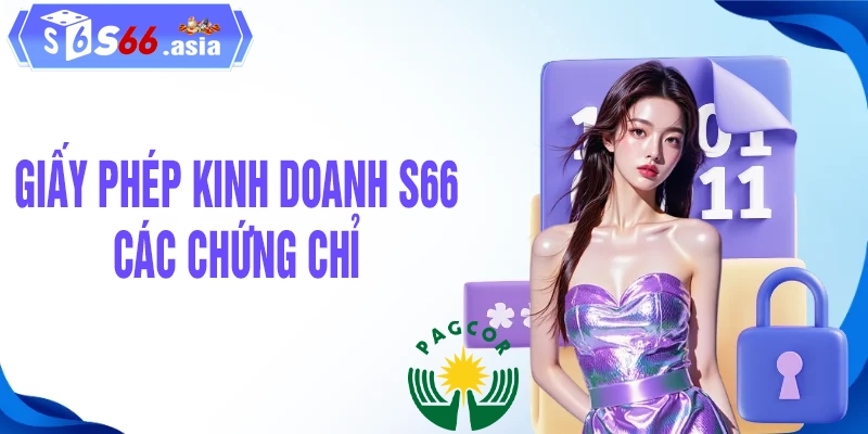 Các chứng chỉ và giấy phép hợp pháp hiện S66 đang sở hữu