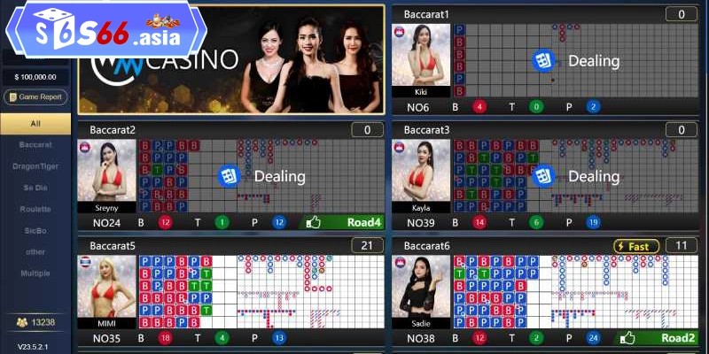 Cách tham gia chơi game tại sảnh Casino WM